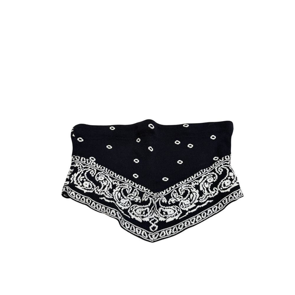 STAUD Shane Top Bandana Print Deep Sea Women's Size XS